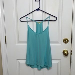 Soft blue tank top